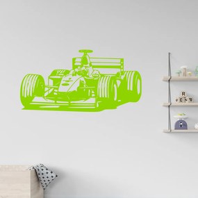 Veselá Stena Samolepka na stenu na stenu Formula Farba: zelená, Veľkosť: 100 x 51 cm