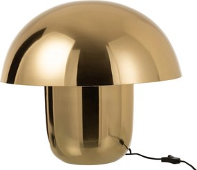 Zlatá kovová stolná lampa Mushroom Large - Ø 50*45cm