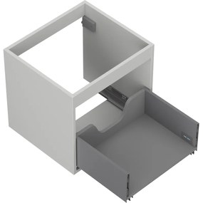 Mexen Box-A, závesná skrinka 50 cm, 1 zásuvka, matná sivá, 91AX0-0500-470-1-62