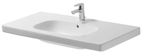 Duravit D-Code - Umývadlo s prepadom 1050x480 mm, 1 otvor pre batériu prepichnutý, biela 0342100002