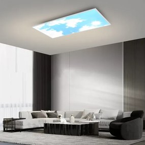 BRILAGI - LED stmievateľné stropné svietidlo SLIMFRAME SKY LED/80W/230V 120x60 cm + diaľkové ovládanie