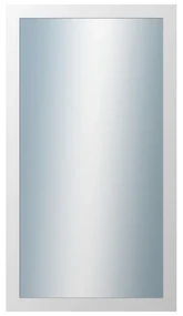 DANTIK - Zrkadlo v rámu, rozmer s rámom 50x90 cm z lišty 4020 biela (2765)
