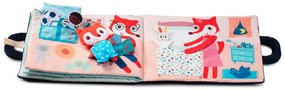 Lilliputiens - textilná didaktická knižka - Dobrú noc, líška Alice