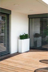 Kvetináč ELEMENTO, pozink, šírka 90 cm, biely