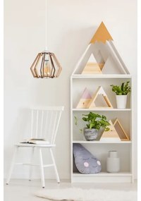 Luster na lanku BERGO 1xE27/60W/230V biela