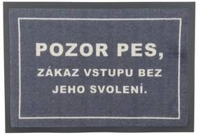 GDmats, Rohožka so psím dovolením 40x60 cm – na von aj na doma, 40x60, šedá