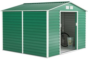 Záhradný domček G21 GAH 706 - 277 x 255 cm, zelený 63900558
