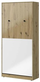 Sklápacia posteľ vertikálne Nero 15 – Čierna Lesk