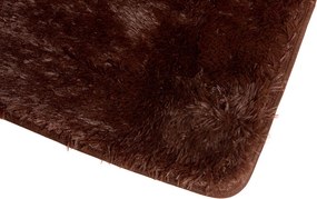 TA Koberec BROWN BROWN SILK Hnedý Obdĺžnikový Rozmer: 80x150 cm