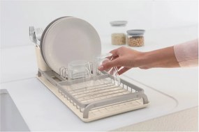 Béžový kovový odkvapkávač 46x20 cm – Brabantia
