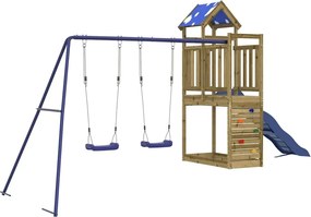 vidaXL Vonkajšia súprava na hranie impregnovaná borovica
