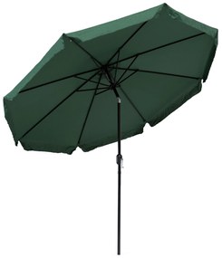 ModernHome Veľký záhradný slnečník 3m - zelený