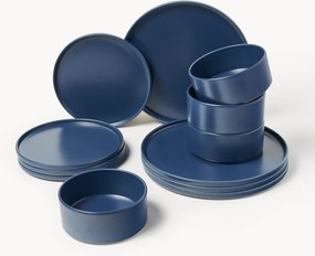 Ručne vyrobená súprava riadu Lowri, 4 osoby, 12 ks