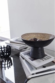 Čierna/béžová kameninová misa ø 31,5 cm By Hand – Mette Ditmer Denmark