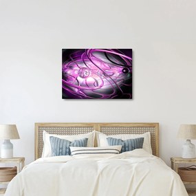 Obraz krásnej fialovej abstrakcie (70x50 cm)