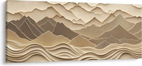Obraz - 3D línia hôr (120x50 cm)