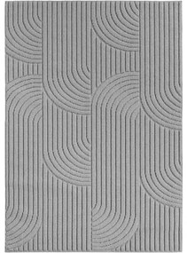 Koberec Helix geometrický, sivý