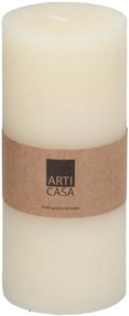 Stĺpcová sviečka Arti Casa, slonovina, 7 x 16 cm