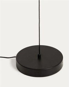 Čierna LED stojacia lampa (výška 300 cm) Bow – Kave Home