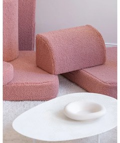 Ružová detská pohovka z textílie buklé 132 cm Settee – Wigiwama