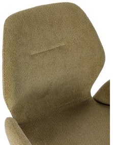 Zelené čalúnené jedálenské kreslá v súprave 2 ks Ansu – Marckeric