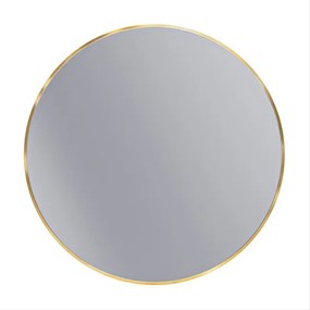 Erga Round, okrúhle zrkadlo 80cm, zlatý rám, ERG-V01-ROUND-8080-GD