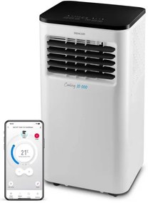 Sencor - Inteligentná mobilná klimatizácia 3v1 1050W/230V 10000 BTU Wi-Fi + DO