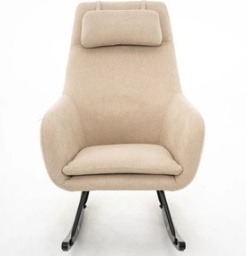 Hojdacie kreslo Galileo, béžová tkanina