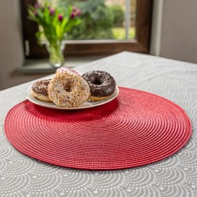 Altom Prestieranie Straw červená, pr. 38 cm, sada 4 ks