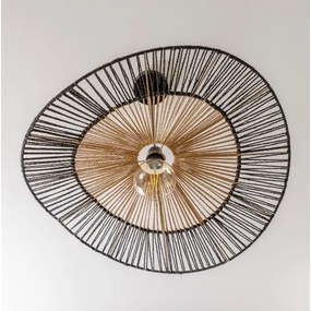 Brilagi - LED luster na lanku CERIA BOHO 1xE27/40W/230V pr. 80 cm čierna/hnedá