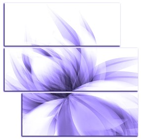 Obraz na plátne - Elegantný kvet - štvorec 3147VD (105x105 cm)