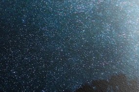 Obraz mliečna dráha medzi hviezdami - 120x60