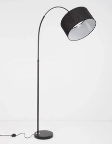 Retro stojaca lampa Sama 90 čierne