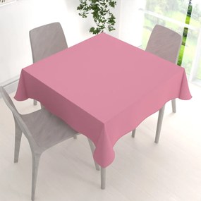 Biante Dekoračný štvorcový obrus Rongo RG-027 Ružový 130x130 cm