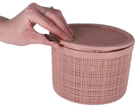 Curver Úložný kôš JUTE 2L, ružový