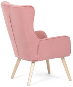 Kreslo s ušami PINK2, ružová