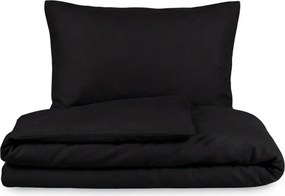 Kvalitex Saténové obliečky Luxury Collection čierna, 140 x 200 cm, 70 x 90 cm