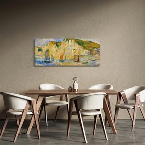 Obraz - Auguste Renoir, Sea and Cliffs, reprodukcia (120x50 cm)