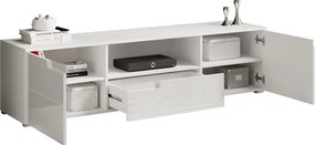 TV skrinka Spice, biela lesk