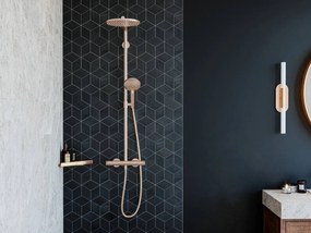Hansgrohe Raindance Select S, Showerpipe 240 1jet PowderRain s termostatom, kartáčovaný bronz, HAN-27633140