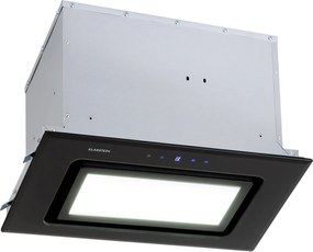 Klarstein Hektor Brilliant Edition, digestor, 52 cm, vstavaný, 506 m³/h, dotykové ovládanie, sklo, čierny