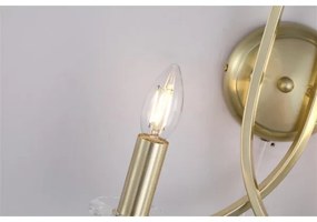 Searchlight 4162-2SB - Nástenné svietidlo ASCONA 2xE14/60W/230V