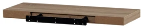 Autronic - Polička nástenná 60 cm, MDF, 3D dekor dub sonoma, baleno v ochranej fólii - P-001 SON1