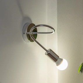 Nástenné svietidlo OXFORD 1xE27/15W/230V lesklý chróm