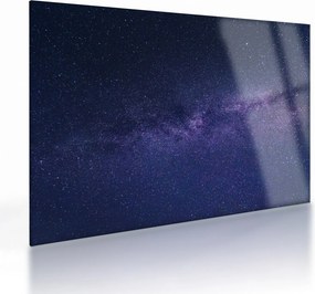 Sklenený obraz galaxie (70x50 cm)