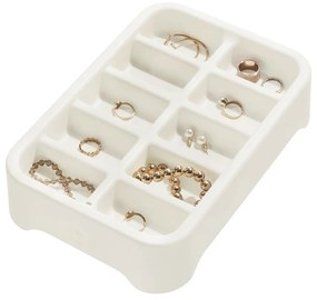Biely organizér na šperky iDesign