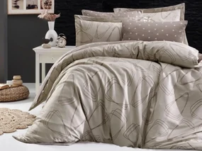 Brotex Obliečky Satén Rovena mocca 70x90 cm