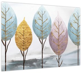 Obraz - Dizajnové stromy (70x50 cm)