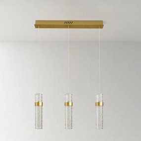 LED luster na lanku LAGOS LED/24W/230V zlatý