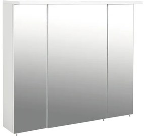 Zrkadlová skrinka Möbelpartner Profil 80,5 x 16 x 72,3 cm biela